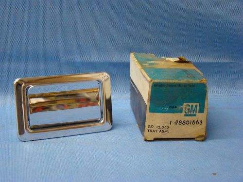 1969 70 pontiac tempest 71 72 73 74 75 impala chevelle chrome ash tray coupe nos