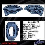 Centric parts 141.44170 front left rebuilt caliper with hardware