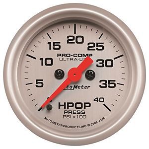 Autometer 4396 ultra-lite high pressure oil pump gauge