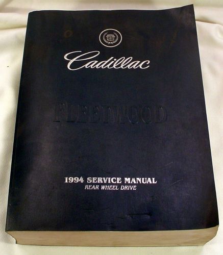 1994 cadillac fleetwood rwd shop service repair manual 94 + wiring diagrams oem