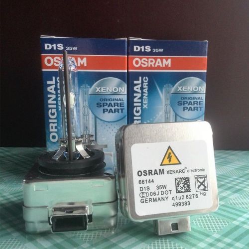 2pcs new oem pair osram xenarc d1s 66144 original 4300k hid xenon light bulbs