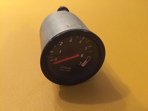 Volvo oem 52mm 240 242 244 245 dl gl turbo mini tachometer - fits 81-93; rare!