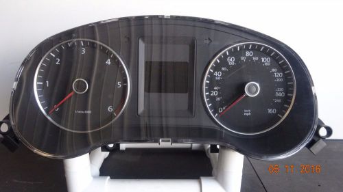 13 volkswagen jetta tdi sedan speedometer instrument cluster 5c6920952a 71k oem