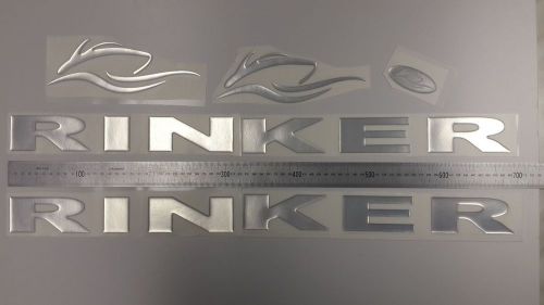 Rinker boat emblem 27&#034; epoxy stickers resistant to mechanical shocks vinyl