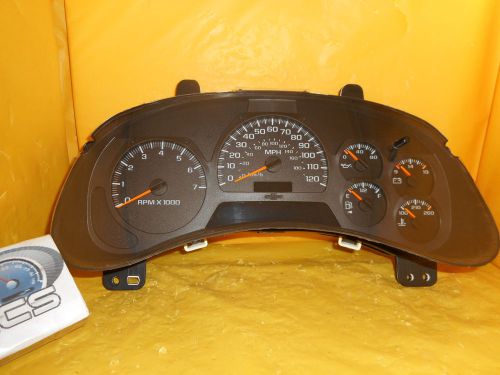 02  trailblazer / 02 trailblazer  ext speedometer instrument cluster 155,634