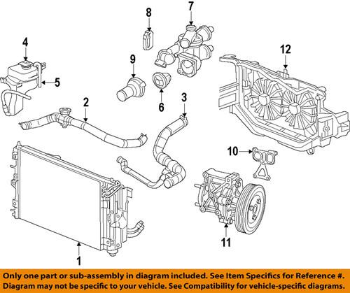 Mopar oem 68004049ab radiator