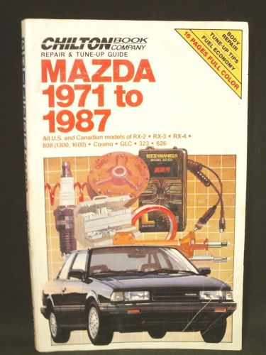 Chilton&#039;s 6981 mazda cars all models us &amp; canadian repair manual 1971 - 1987