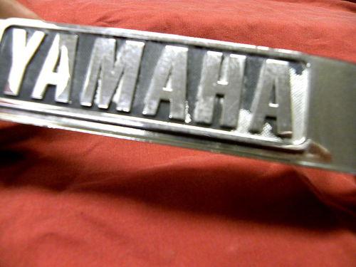 Yamaha '78-'82 xs400 xs 400 special 2, front fork shock emblem trim cover #14