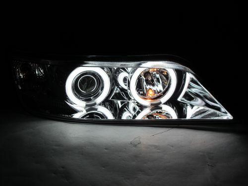 Z3 e36 1996-2002 ccfl angel-eye projector headlight chrome for bmw