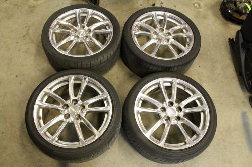 2014 2015 chevy ss caprice 19&#034; wheels &amp; bridgestone tires set of 4 used oem gm