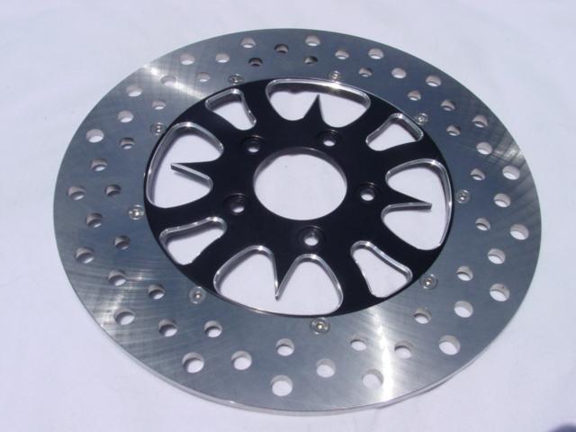 11.5" chrome spike  rotors