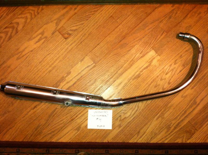 Honda sandcast cb750 cb 750 exhaust pipe pipes unstamped no-number #4