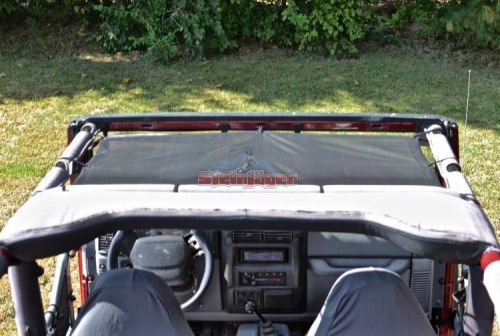 Light mesh solar screen teddy top fits: jeep wrangler tj 1997-2006 steinjager