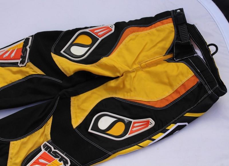 Msr mx axxis boys motocross dirt bike pants yellow size y24 msrmx