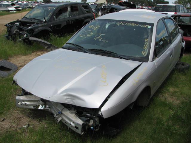 2000 saturn s series sedan rear seat belt & retractor only lh driver gray