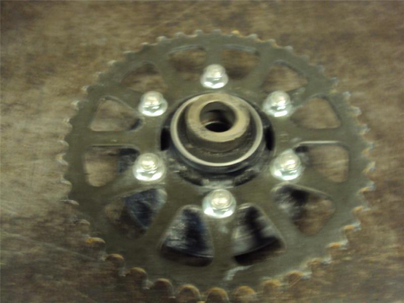 2007 07 kawasaki zx6r zx-6r ninja zx6 07-08 rear sprocket