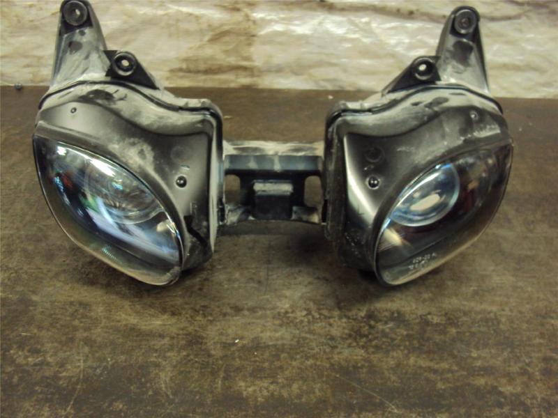 2007 07 kawasaki zx6r zx-6r ninja zx6 07-08 headlight damaged