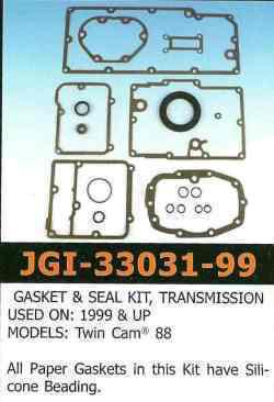 James 1999-up  twin cam transmission gasket / seal  kit - close out