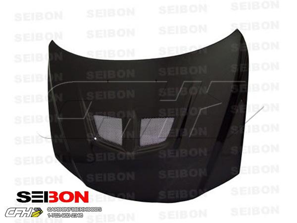 Seibon carbon fiber evo-style carbon fiber hood kit auto body mazda mazda6 03-06