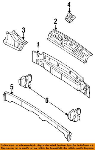 Chrysler oem 4724575ab rear body-rear body panel