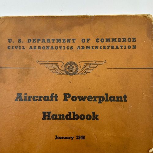 Aircraft powerplant handbook u.s. department of commerce manual beechcraft 1949