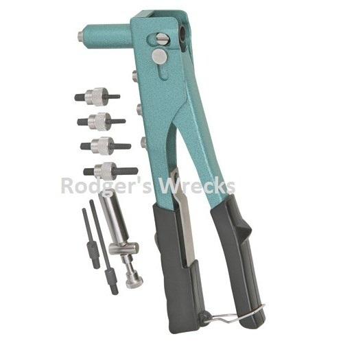 Install rivet-nuts & rivets with a single tool! aviation type rivnut gun 3-n-1