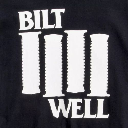 Biltwell 8101-073-005 damaged t-shirt - black - x-large new