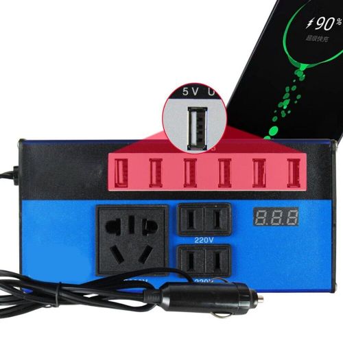 Superior quality car power inverter 1500w dc12v24v to dc110v220v converter