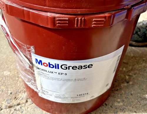 Mobil grease mobilux ep 0 - 18kg. new sealed.