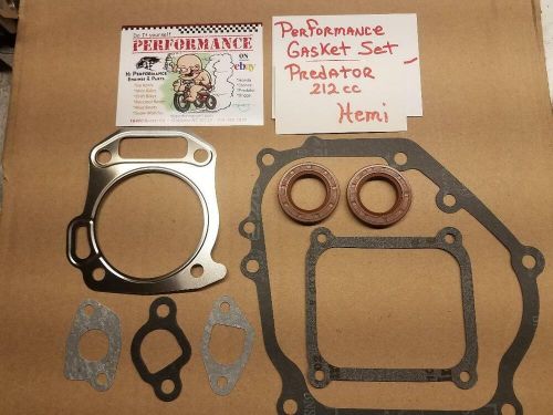 Predator 212cc performance gasket set,fits hem 60363 engines(best on the market)