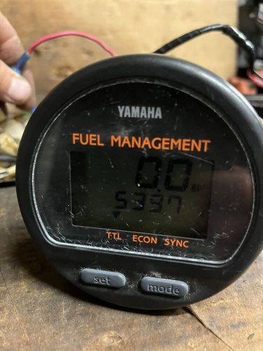 Yamaha outboard digital fuel management gauge