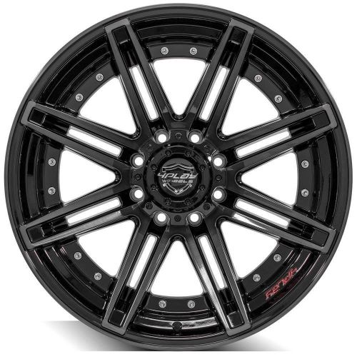 4play 4p08-22100-8180-24bbt gen2 4p08 22x10 8x180mm -24et in gloss black