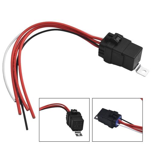 60/80a 12v waterproof automotive relay with pigtail 5-pin heavy duty accessories