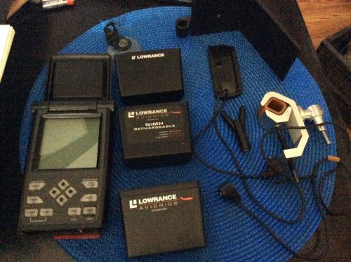 Lowrance avionics airmap gps, manual, untested as is