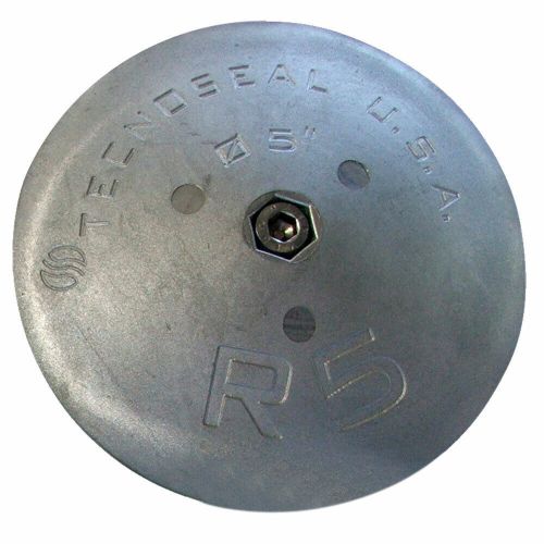 Tecnoseal r5al rudder 5 inch aluminum anode - 5&#034; x 7/8&#034;