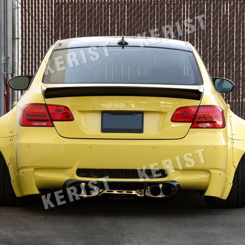 For bmw e92 335i 328i m3 2007-2012 carbon fiber rear trunk spoiler wing lb style