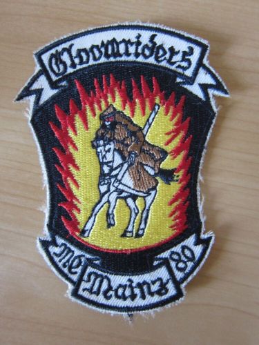 Mc patch gloomriders mc mainz rocker hat patch motorcycle club-