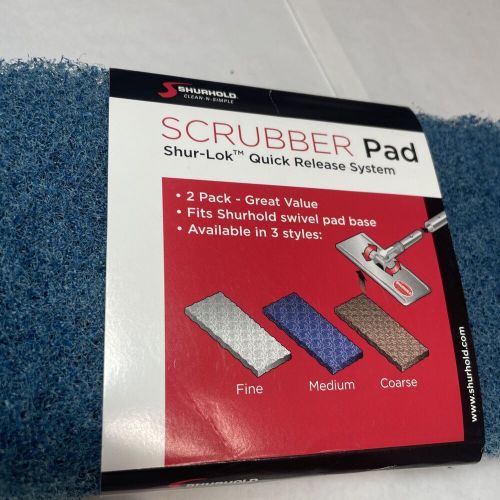 Shurhold shur-lok medium scrubber pad 2-pk #1702