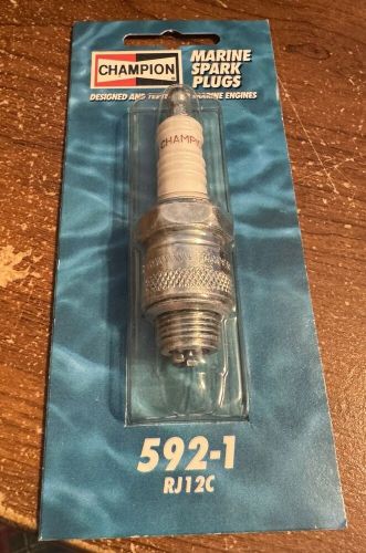 New champion 592-1 rj12c spark plug box of 8 sealed