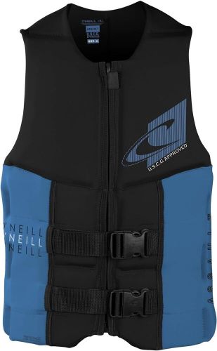 O&#039;neill men&#039;s assault uscg life vest, black/riveria, small