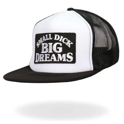 Hot leathers small dick big dreams snap back trucker hat gsh2039