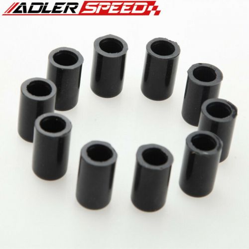 6mm 1/4&#034; silicone blanking cap intake vacuum hose end bung caps black x 10pcs