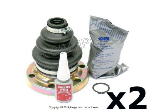 For bmw (92-00) axle boot kit for c/v joint rear l and r inner (2) gkn loebro