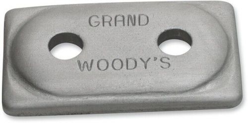 Woody&#039;s grand digger double aluminum support plate natural 5/16&#034; 48-pack