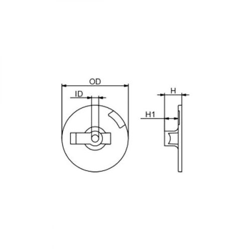 Martyr anodes cm762144z zinc mercruiser bravo iii trim tab anode canada metal