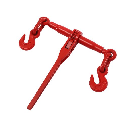 4 ratchet load binder 3/8&#034; - 1/2&#034; boomer chain equipment w/ g70 hooks 9200lbs us