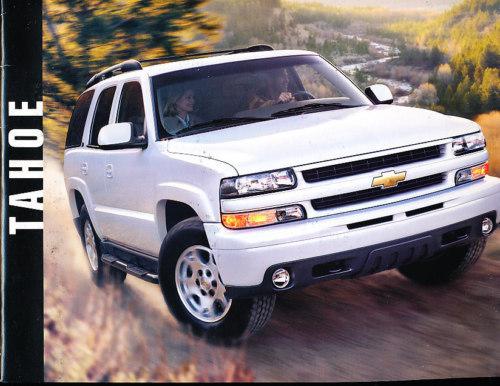 2003 chevrolet tahoe sales brochure 