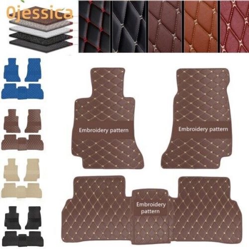 Car rugs fit chevrolet auto floor mats 3d liner carpets all weather 3pcs pads