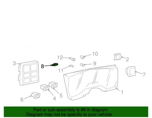 Genuine gm door jamb switch 15652865