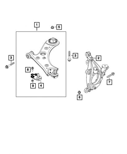 Genuine mopar torx head bolt 68270263aa